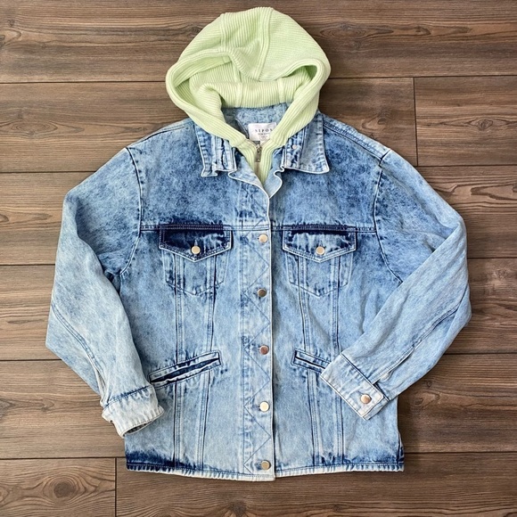 Samantha Sipos Zinna Hooded Denim Jacket - Picture 2 of 15